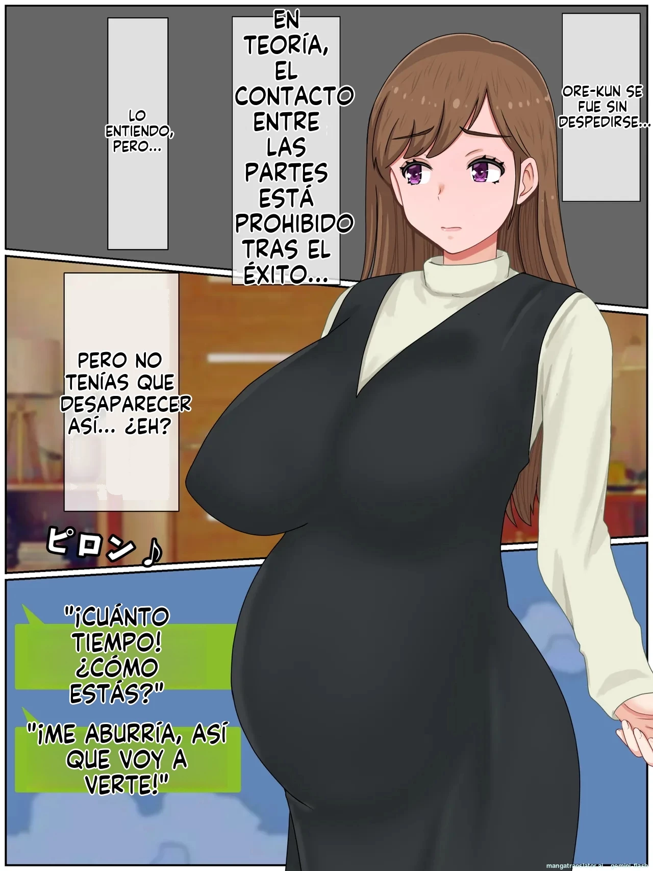 Hitozuma Airi wa Aka-chan ga Hoshii Rinshitsu Danshi to Icha Love Takuran Kozukuri (Spanish) porn comic picture 174