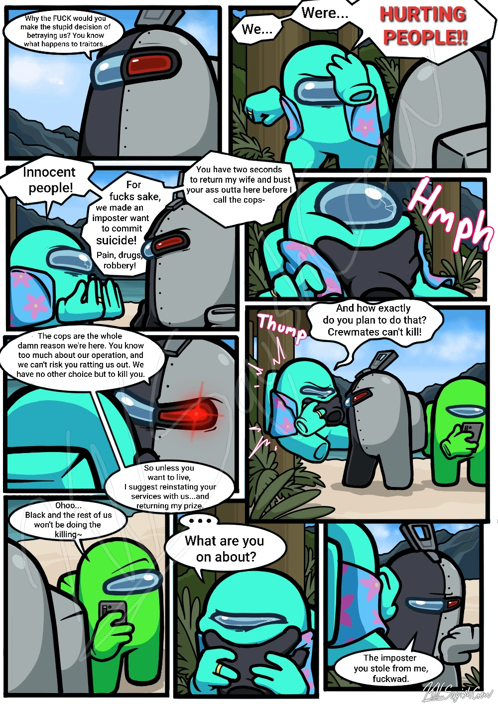 Honeymoon huntdown (REMAINING PARTS) porn comic picture 2