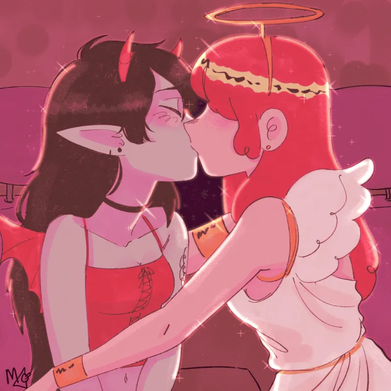 Horns & Halos porn comic picture 40
