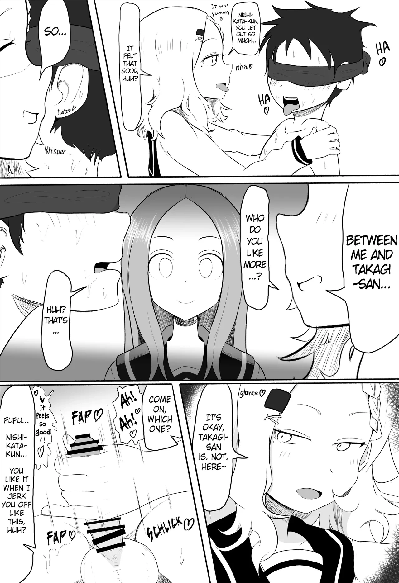 Houjou-san ni Nishikata o Netorareru Takagi-san porn comic picture 2