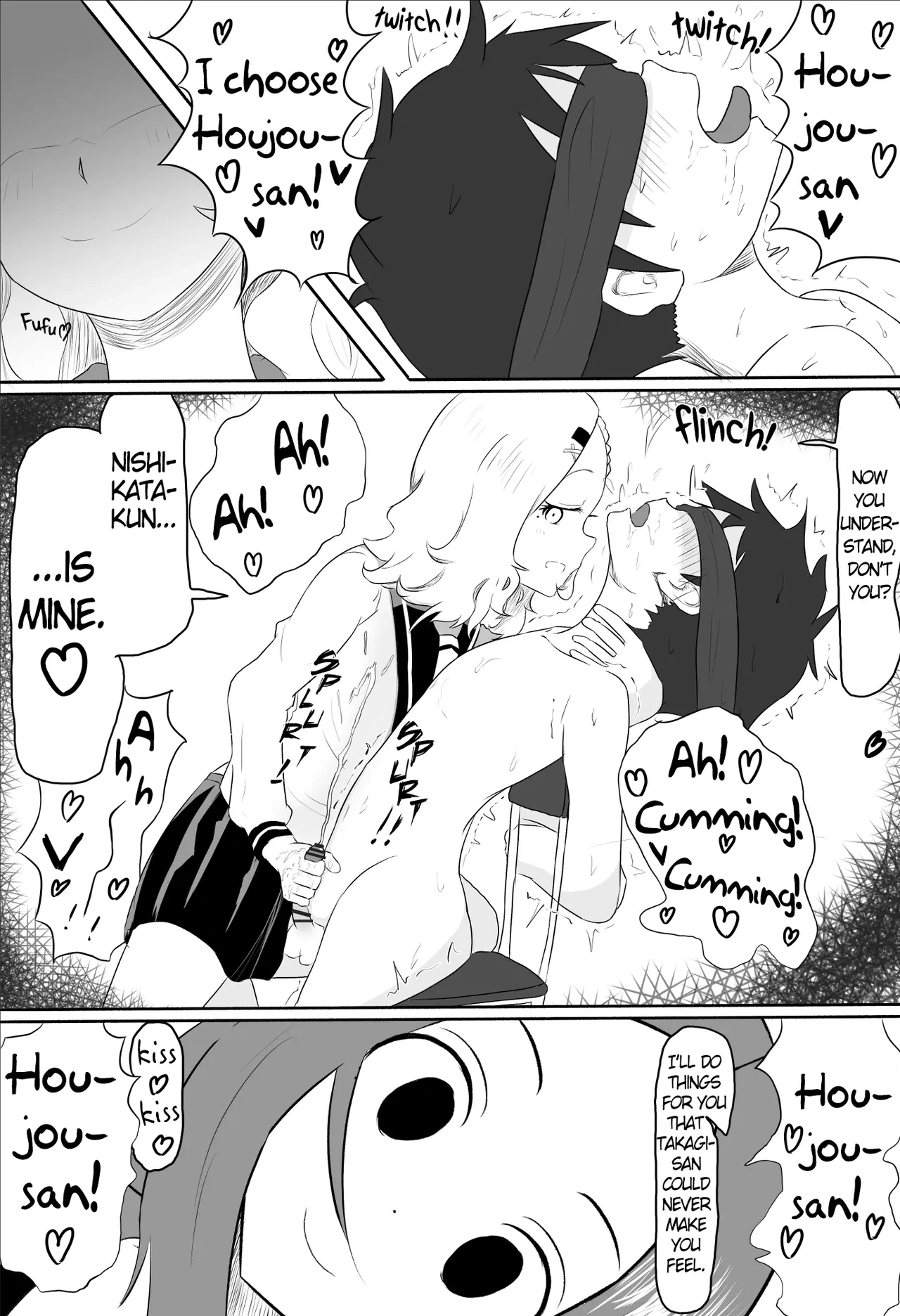 Houjou-san ni Nishikata o Netorareru Takagi-san porn comic picture 3