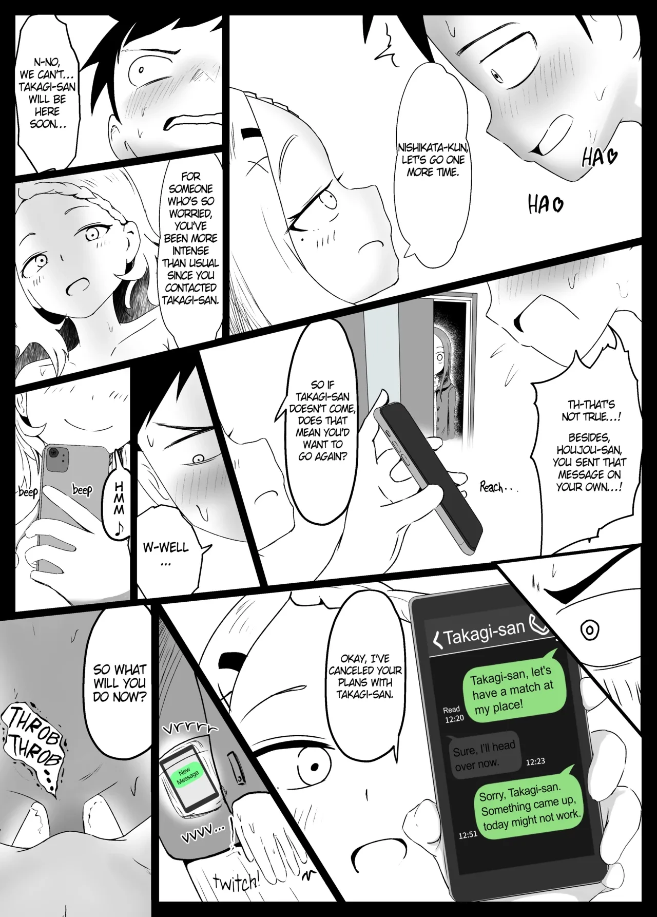 Houjou-san ni Nishikata o Netorareru Takagi-san porn comic picture 9