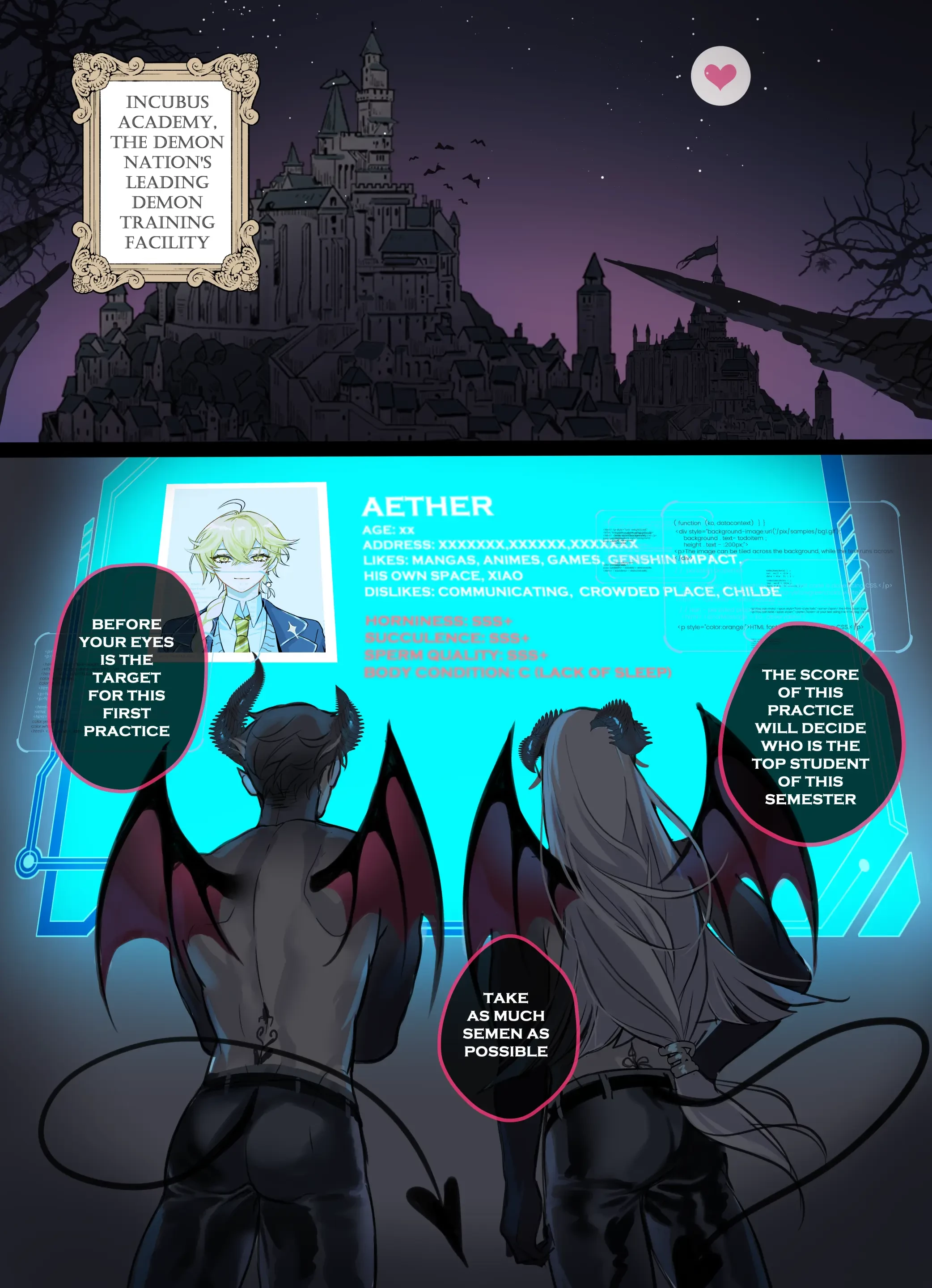 Incubuses Wrio Neuvi and Otaku Aether porn comic picture 1