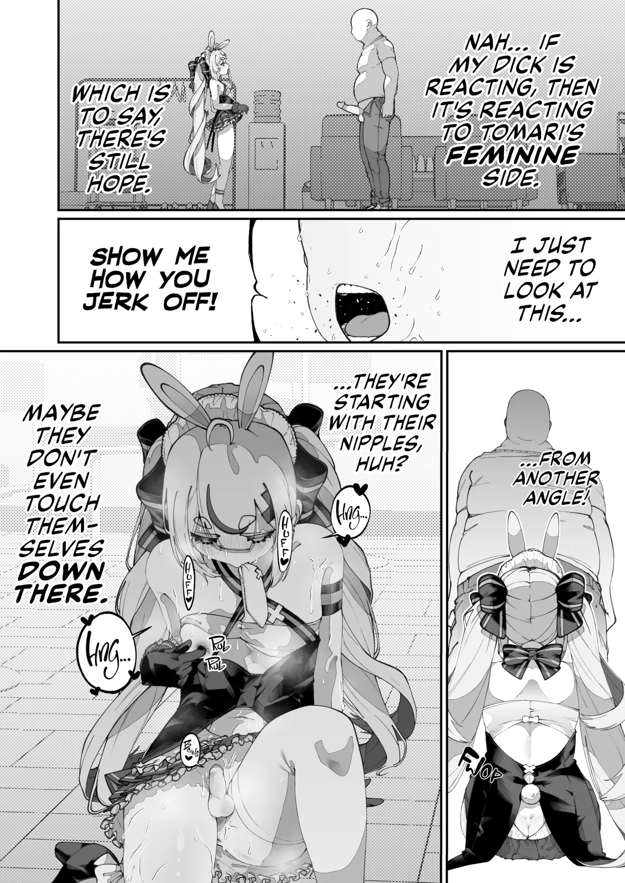 Insatiably Horny Bunny Oji-san Falls Victim To Hypnosis | Mannen Hatsujou Usagi Oji-san, Saimin ni Kakatte Shimau porn comic picture 10