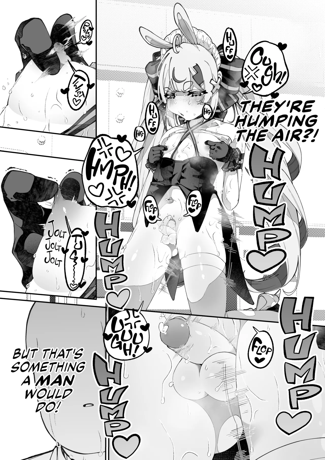 Insatiably Horny Bunny Oji-san Falls Victim To Hypnosis | Mannen Hatsujou Usagi Oji-san, Saimin ni Kakatte Shimau porn comic picture 12