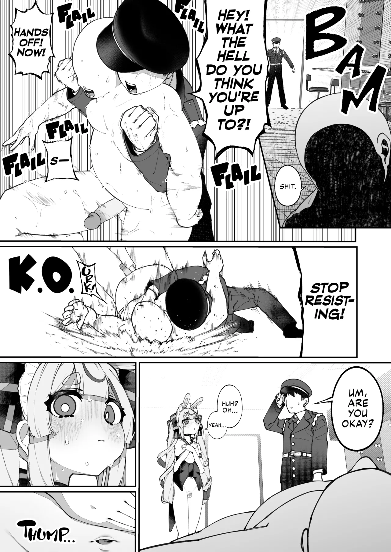 Insatiably Horny Bunny Oji-san Falls Victim To Hypnosis | Mannen Hatsujou Usagi Oji-san, Saimin ni Kakatte Shimau porn comic picture 25