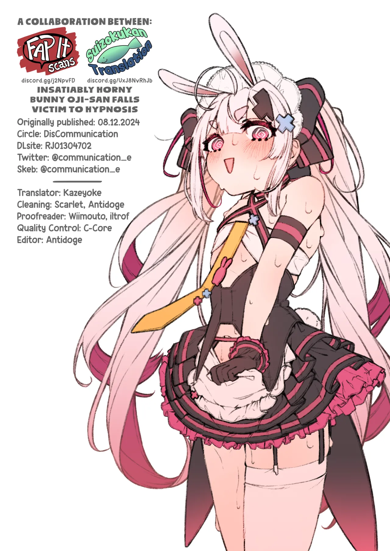 Insatiably Horny Bunny Oji-san Falls Victim To Hypnosis | Mannen Hatsujou Usagi Oji-san, Saimin ni Kakatte Shimau porn comic picture 28