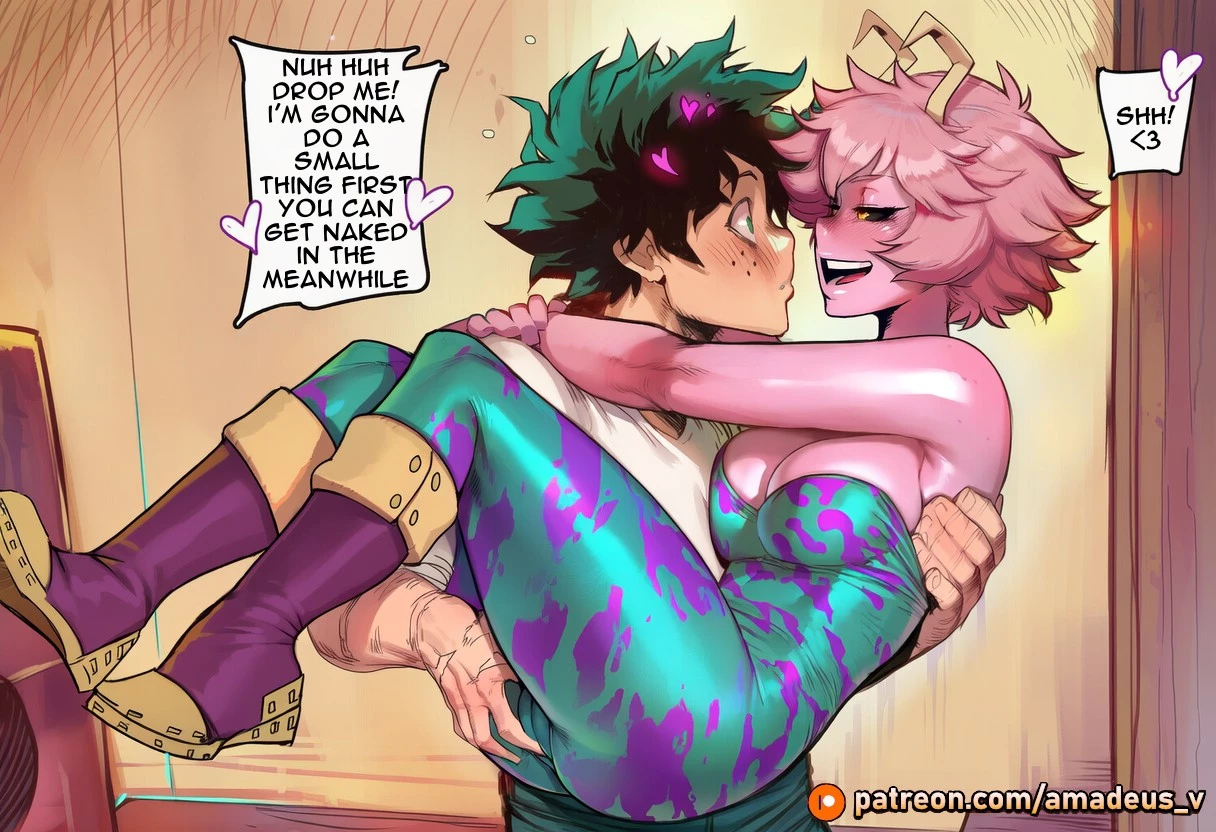 Izuku Midoriya x Mina Ashido: Secret Lessons porn comic picture 11