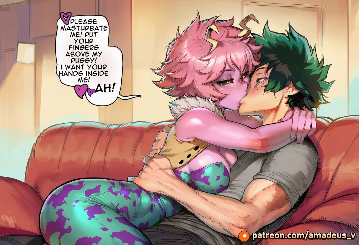 Izuku Midoriya x Mina Ashido: Secret Lessons porn comic picture 5