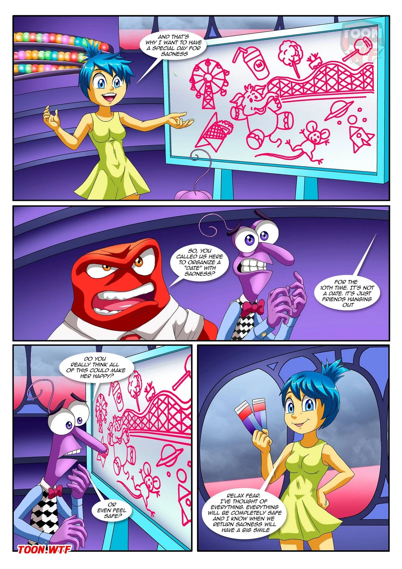 Joy's Funtime Bath porn comic picture 3