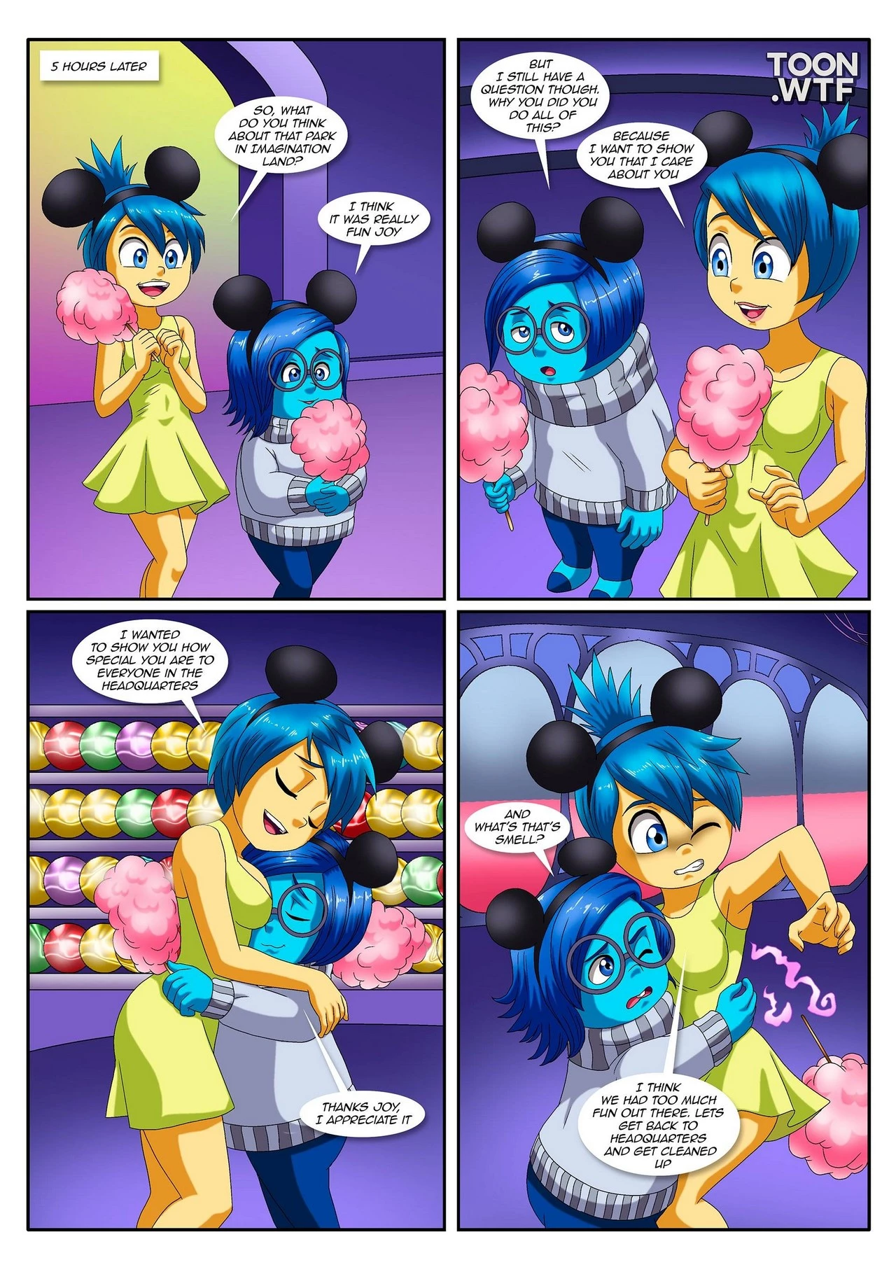 Joy's Funtime Bath porn comic picture 4