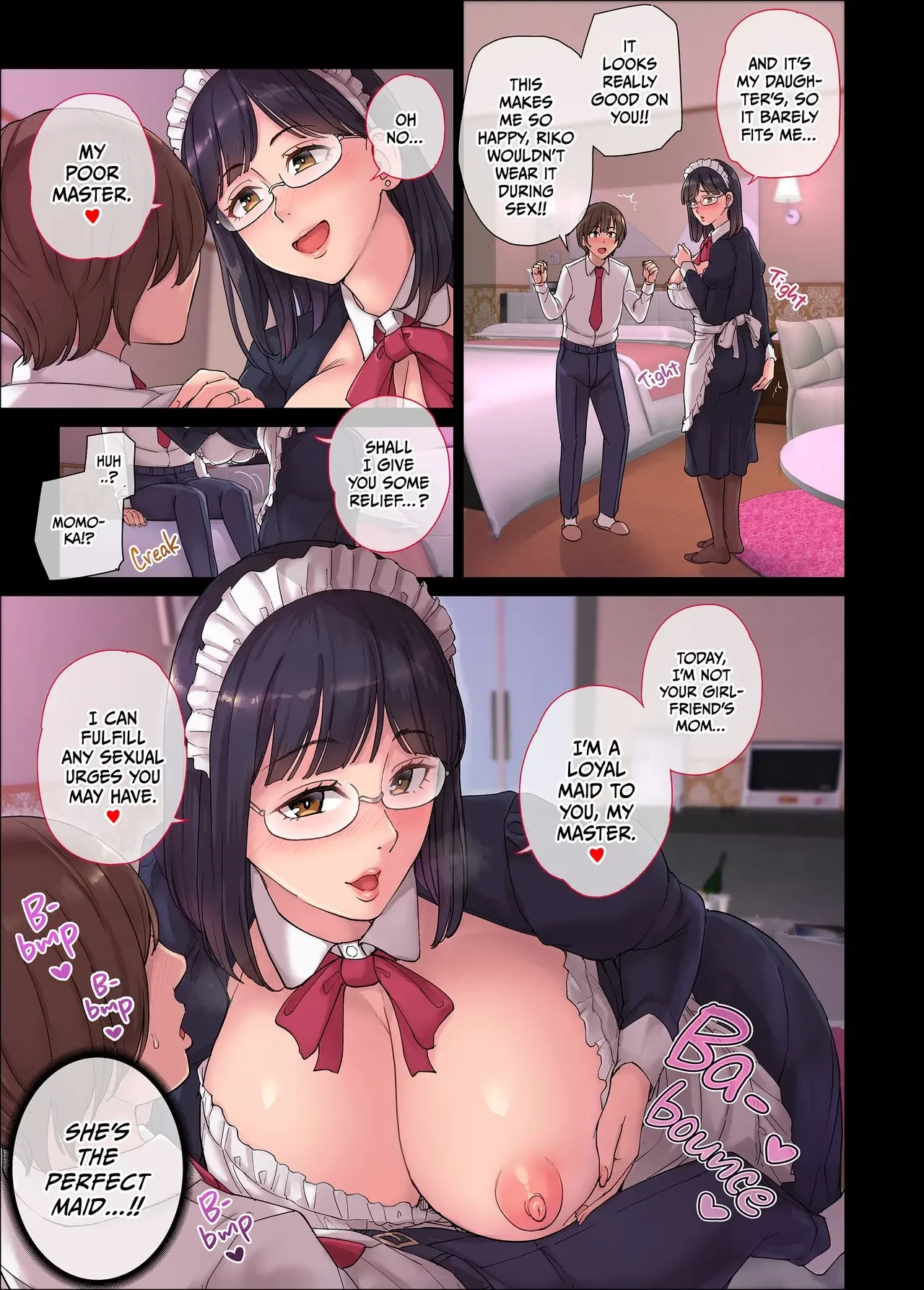 KANOJO NO MAMA HA BOKU NO SEFURE 1-2 porn comic picture 46