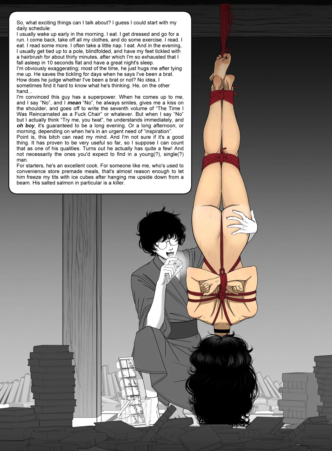 Kidnapped by an SM Writer (The Muse storyline) porn comic picture 20
