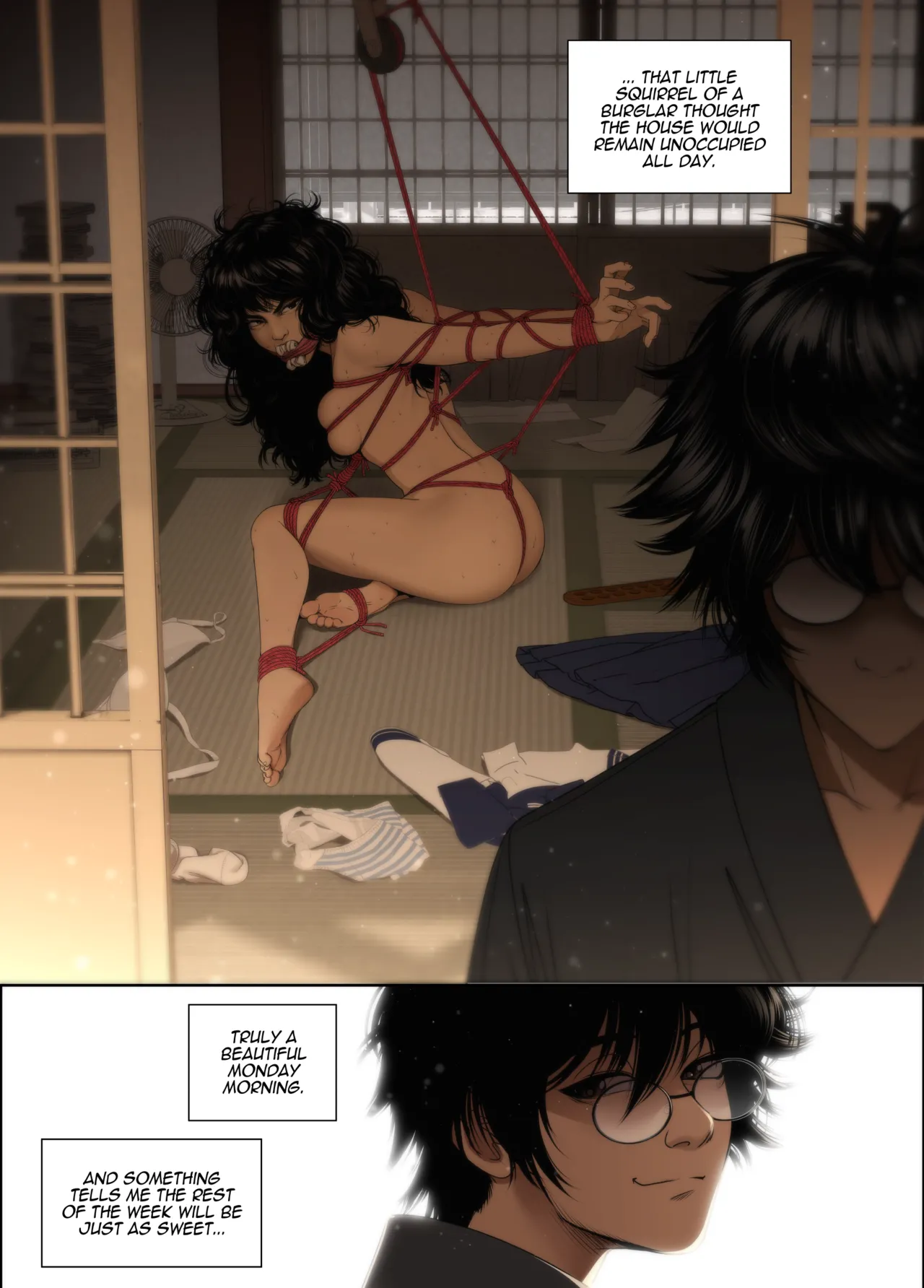 Kidnapped by an SM Writer (The Muse storyline) porn comic picture 3