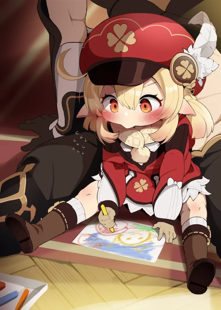 Klee x aether porn comic picture 1