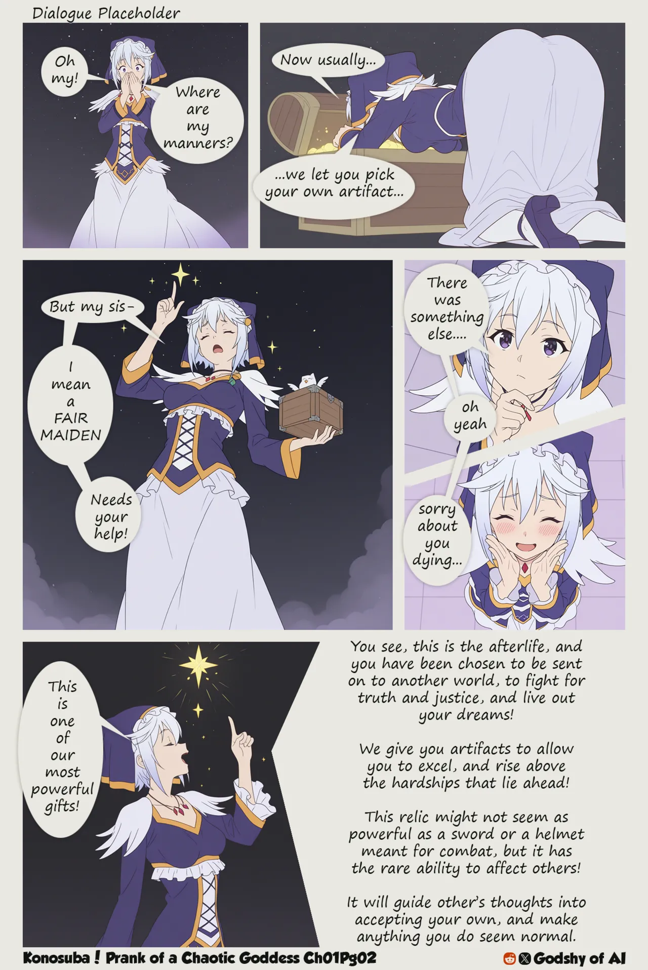 Konosuba! Prank of a Chaotic Goddess! porn comic picture 3