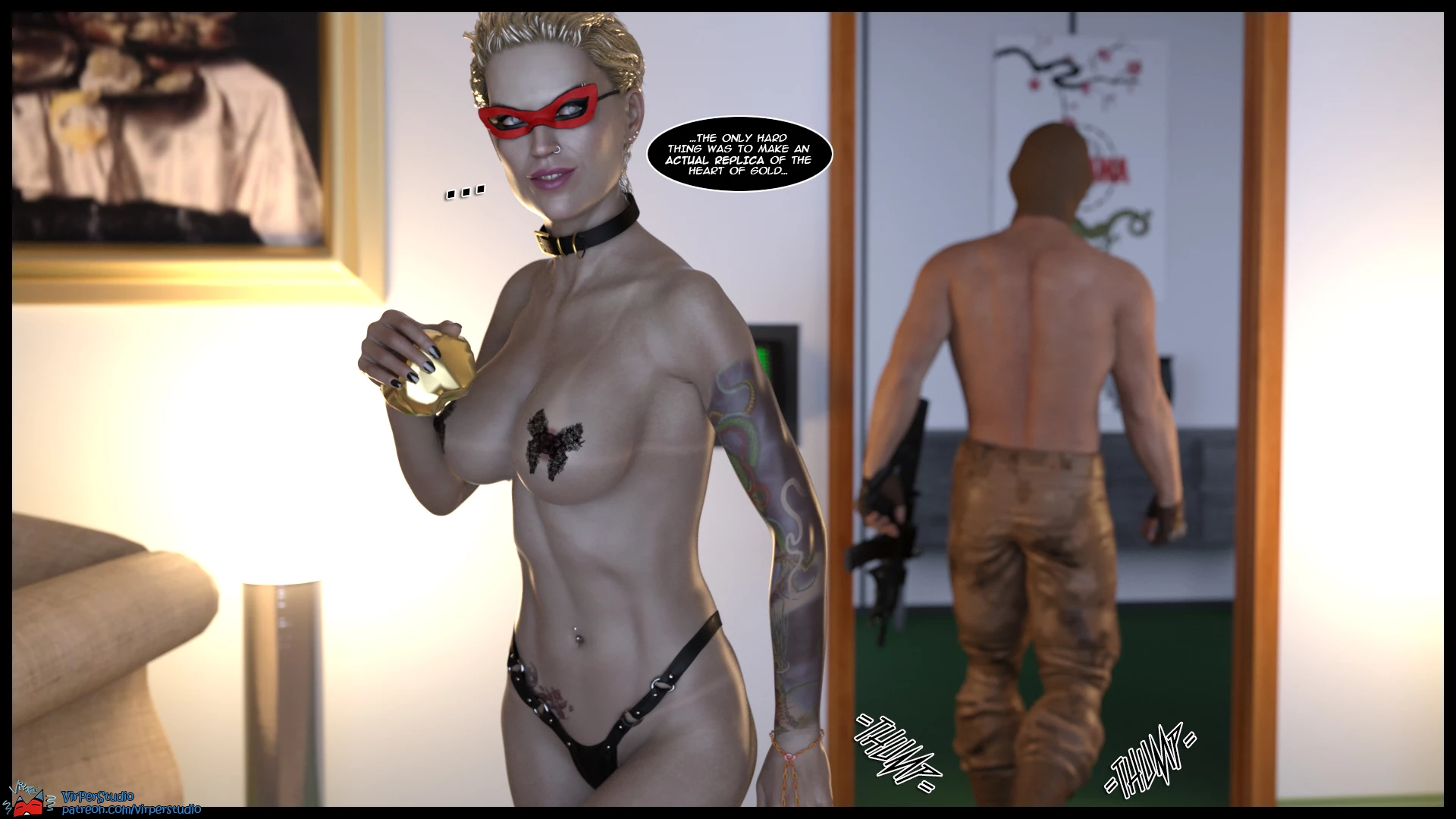 Lara Croft and The Heart of Gold 11 porn comic picture 34