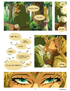 Link and Zelda's Secret Rendezvous porn comic picture 1