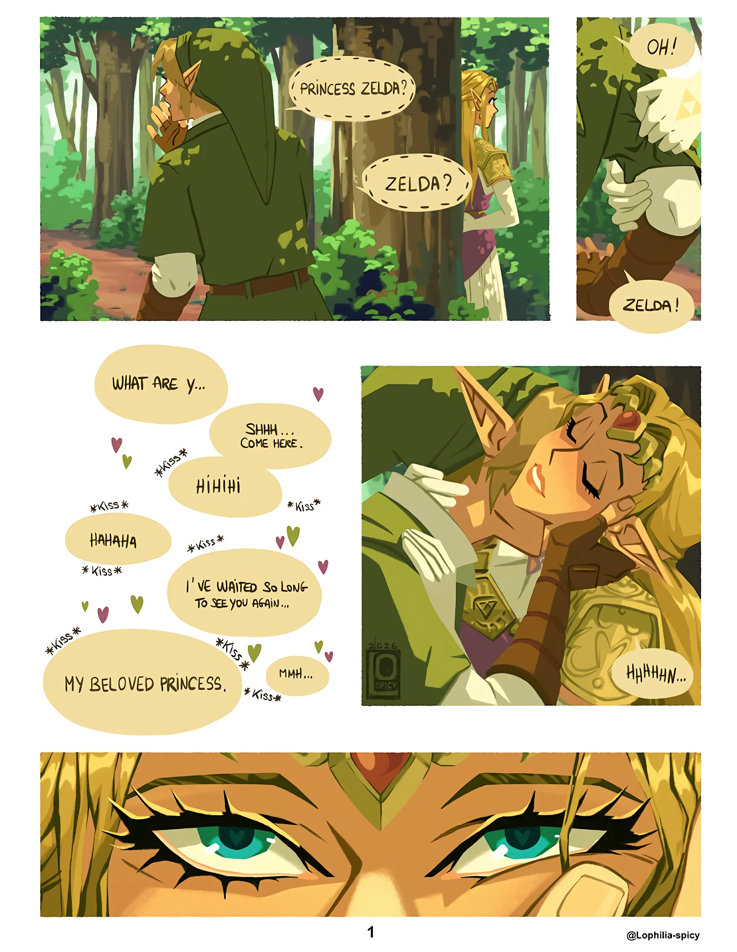 Link and Zelda's Secret Rendezvous porn comic picture 1