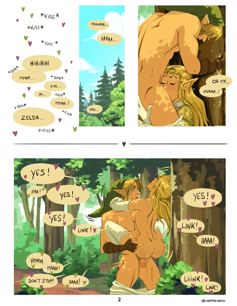Link and Zelda's Secret Rendezvous porn comic picture 2