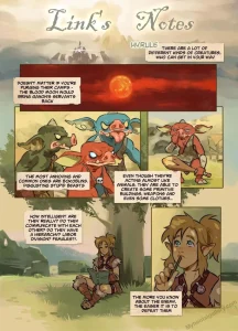 Link's notes porn comic picture 1