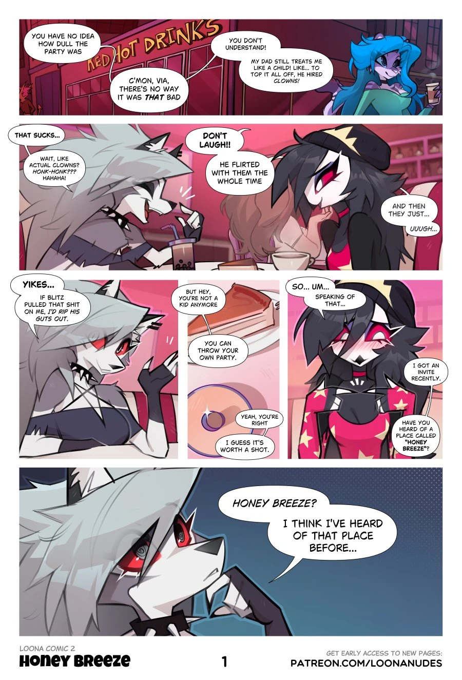 Loona Comic 2: Honey Breeze porn comic picture 2