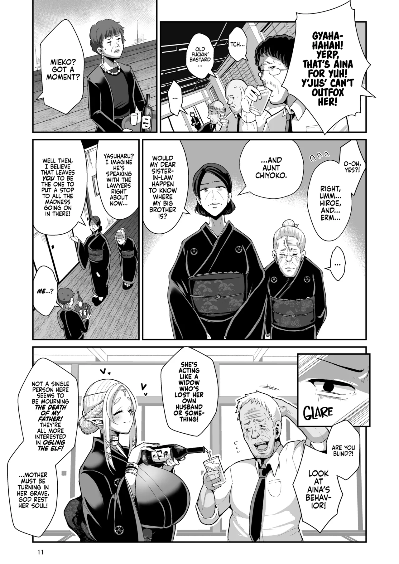 Machinations of an Elven Concubine 2: Funeral | H Seidorei Elf no Souzoku Mondai ni Tsuite ~ Sougi-hen porn comic picture 13