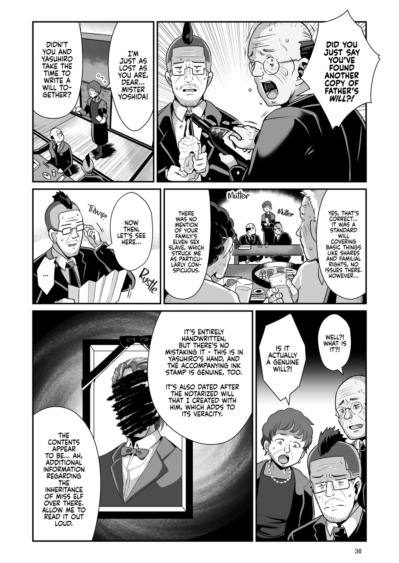 Machinations of an Elven Concubine 2: Funeral | H Seidorei Elf no Souzoku Mondai ni Tsuite ~ Sougi-hen porn comic picture 38