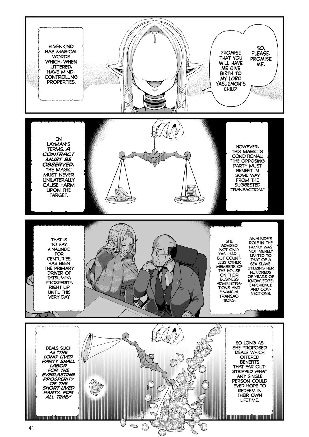 Machinations of an Elven Concubine 2: Funeral | H Seidorei Elf no Souzoku Mondai ni Tsuite ~ Sougi-hen porn comic picture 43