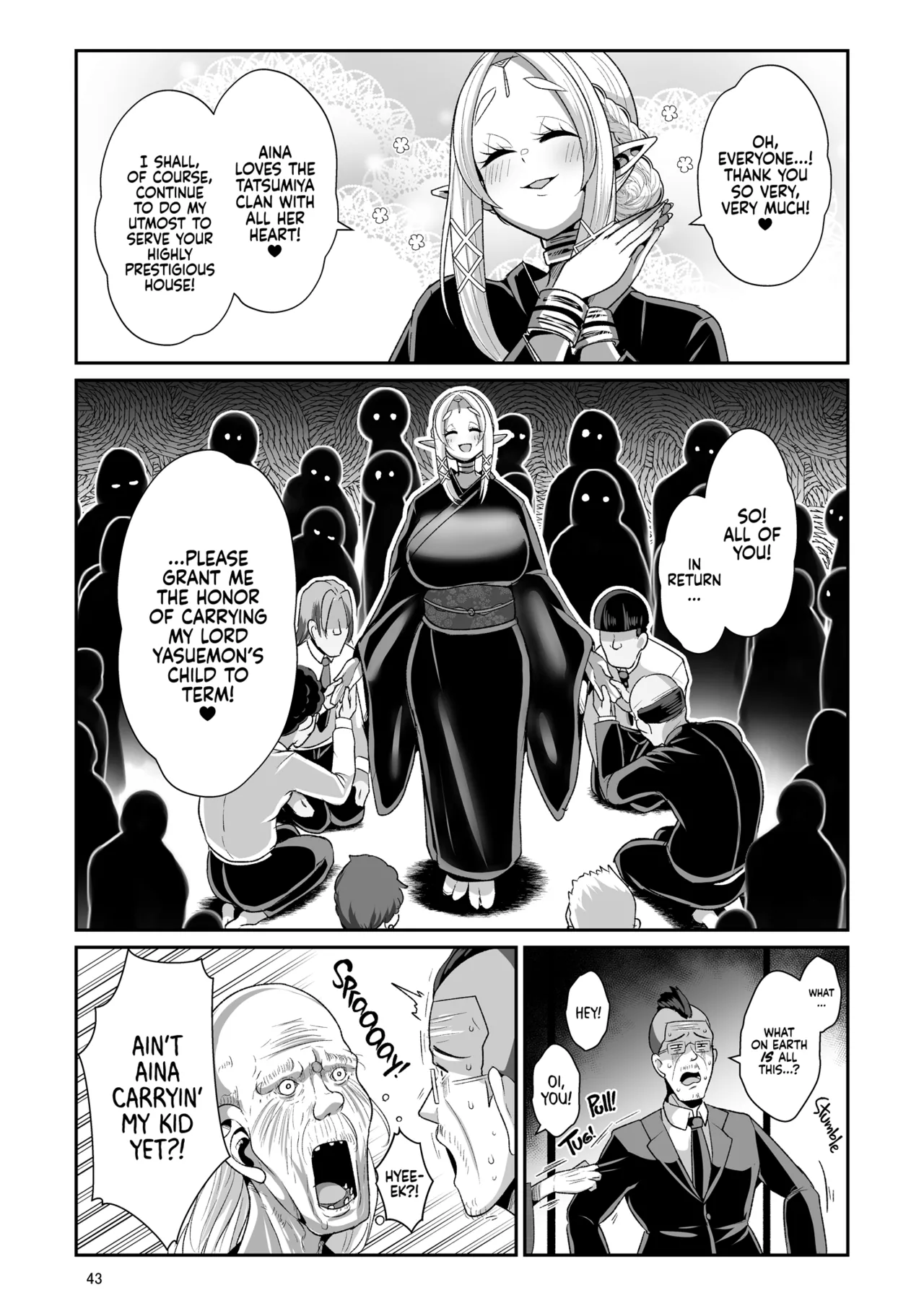 Machinations of an Elven Concubine 2: Funeral | H Seidorei Elf no Souzoku Mondai ni Tsuite ~ Sougi-hen porn comic picture 45