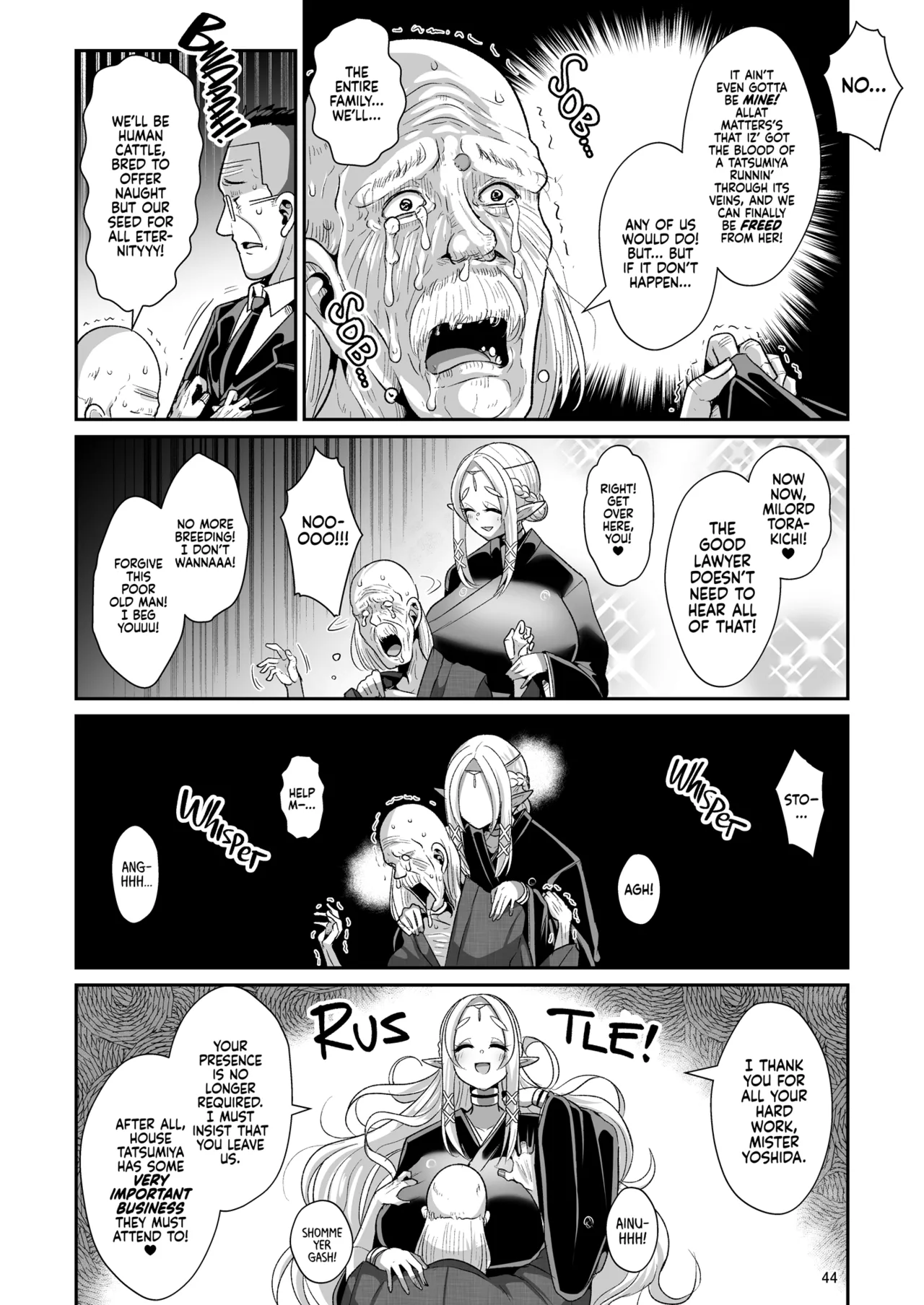 Machinations of an Elven Concubine 2: Funeral | H Seidorei Elf no Souzoku Mondai ni Tsuite ~ Sougi-hen porn comic picture 46
