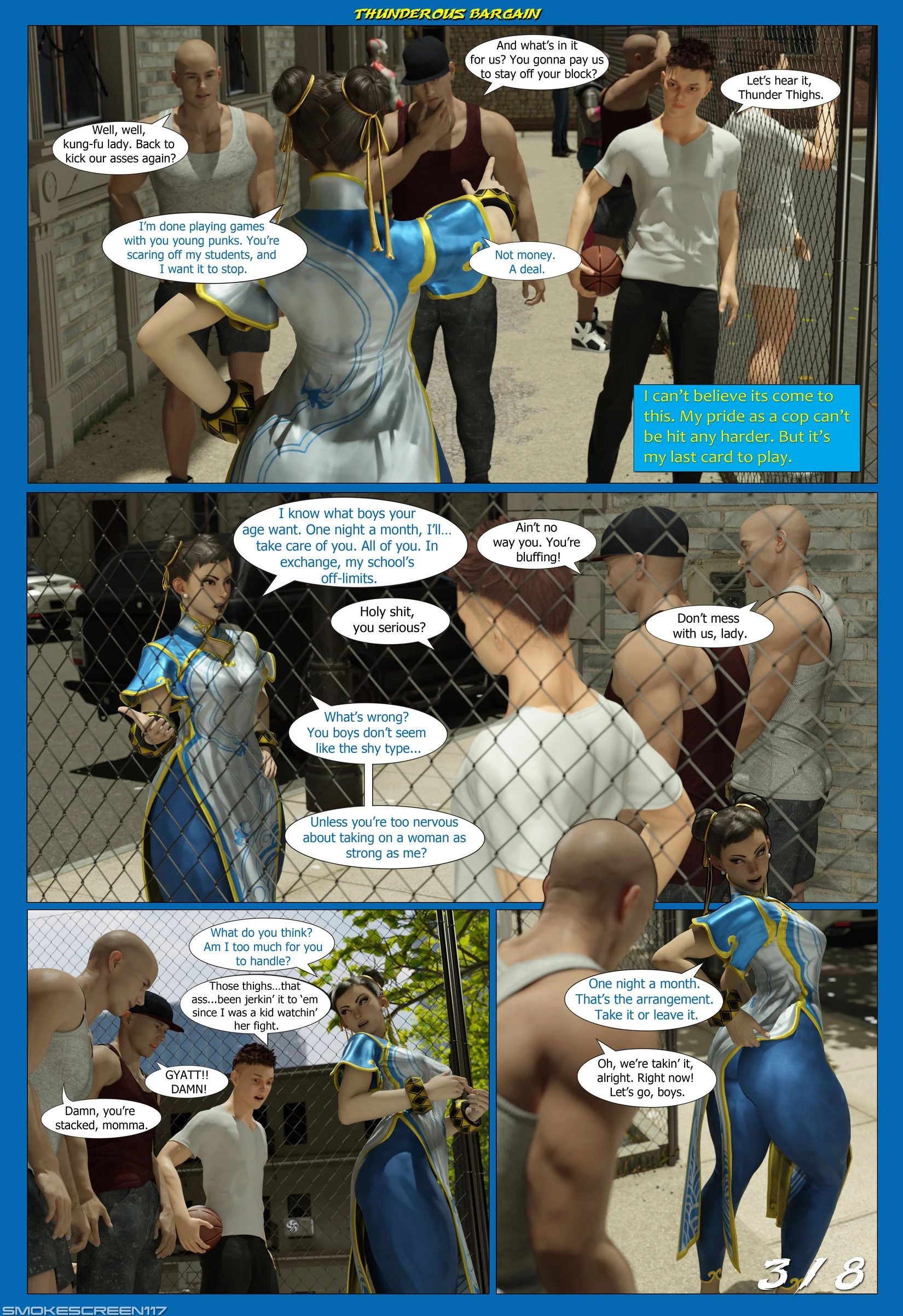 Master Chun-li: Thunderous Bargain porn comic picture 4