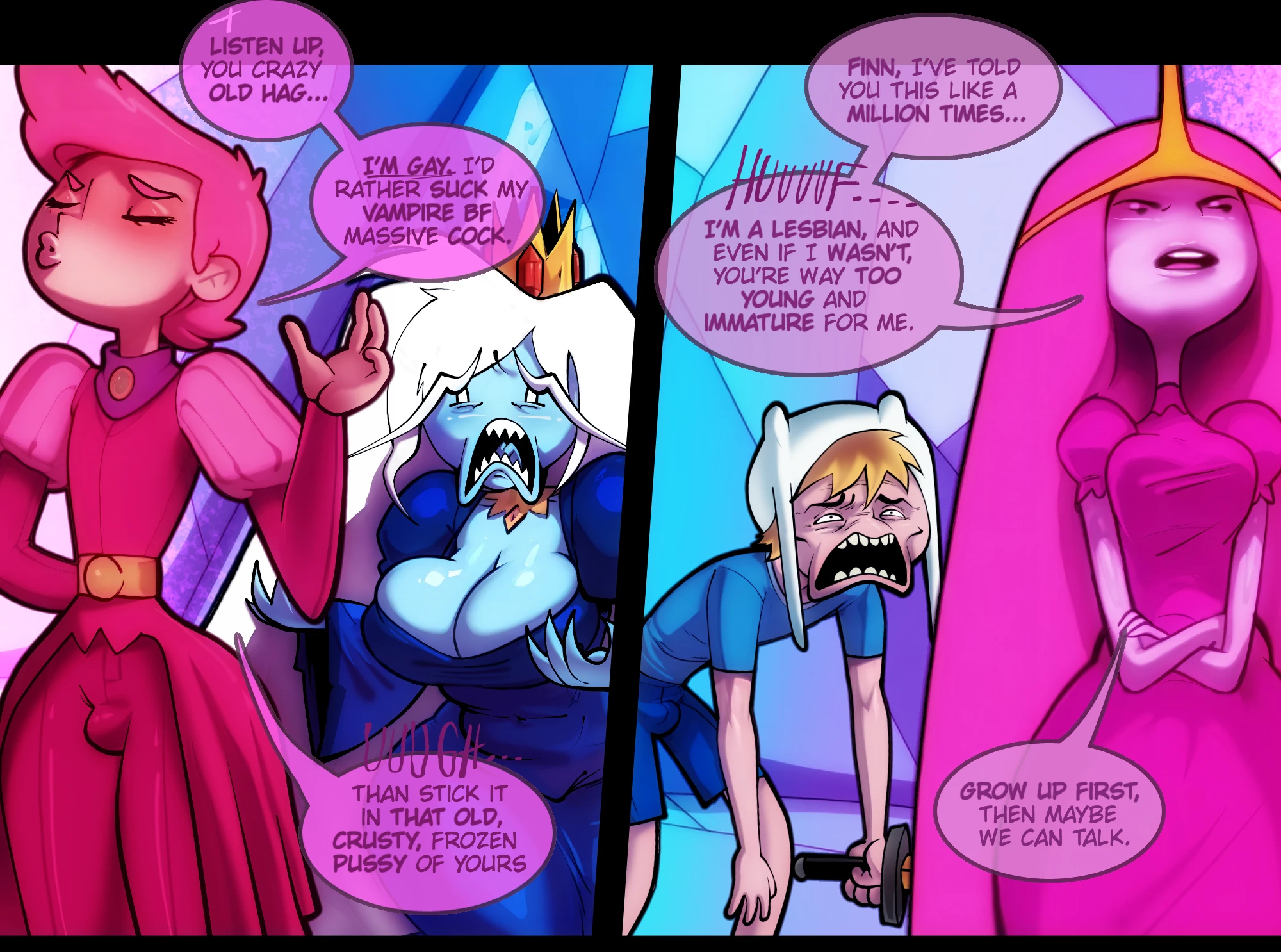 Mature Ice Queen porn comic picture 2