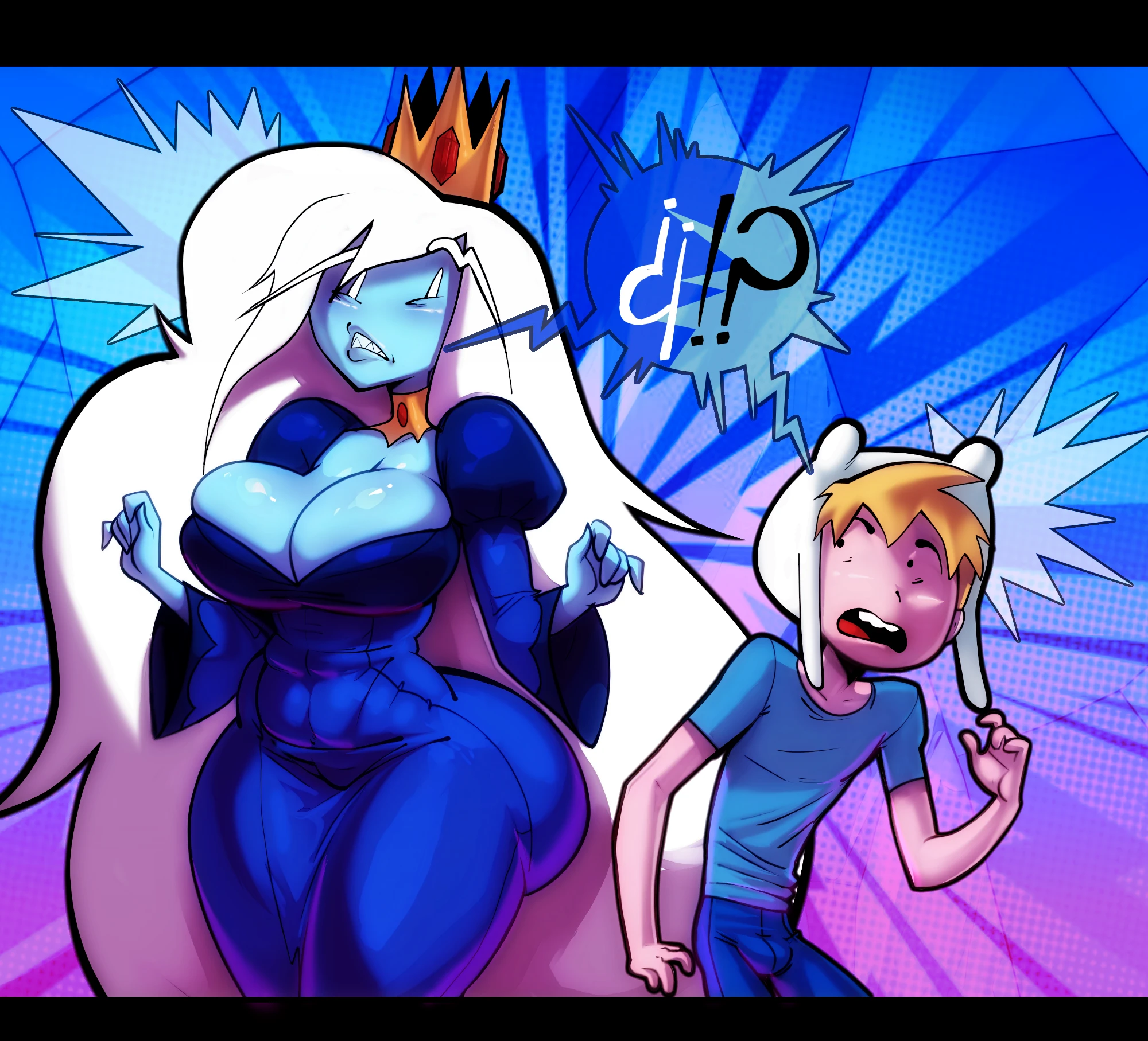 Mature Ice Queen porn comic picture 4