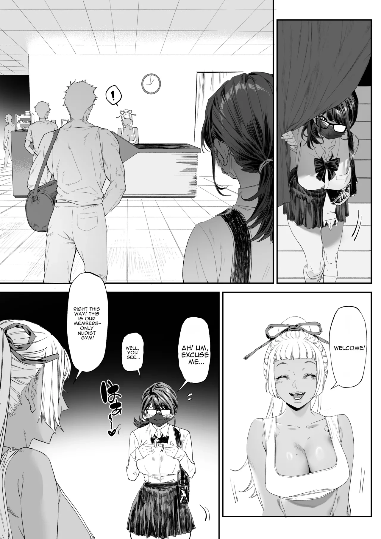 Members-Only Nude Gym - No Clothes Allowed porn comic picture 8