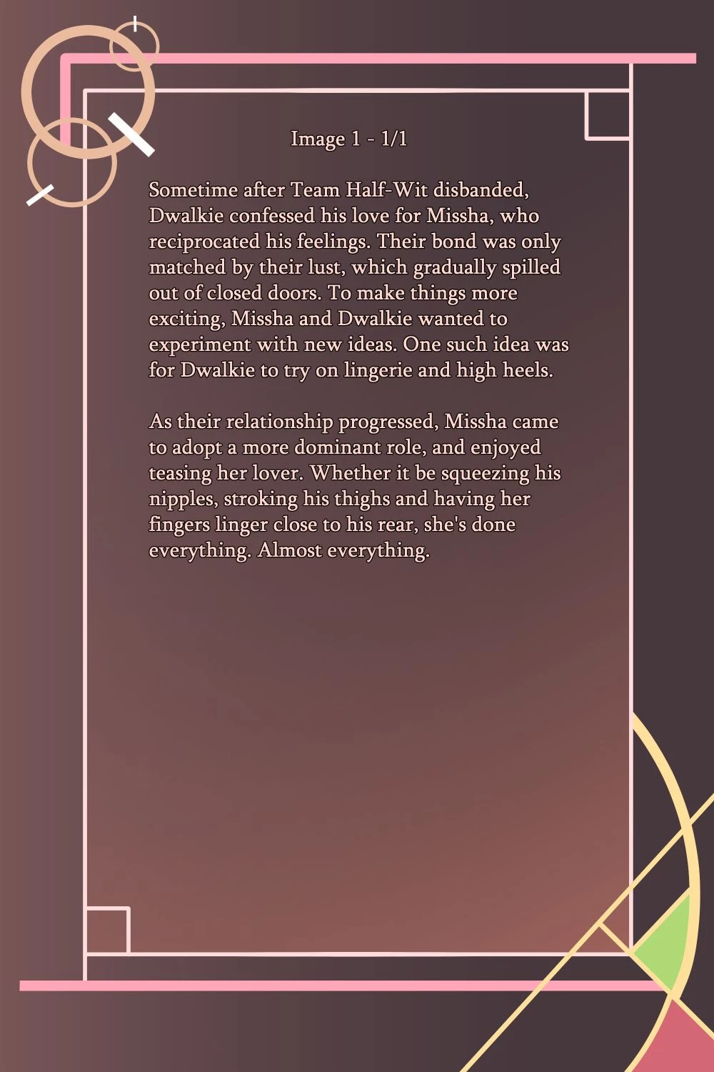 Missha & Dwalkie porn comic picture 2