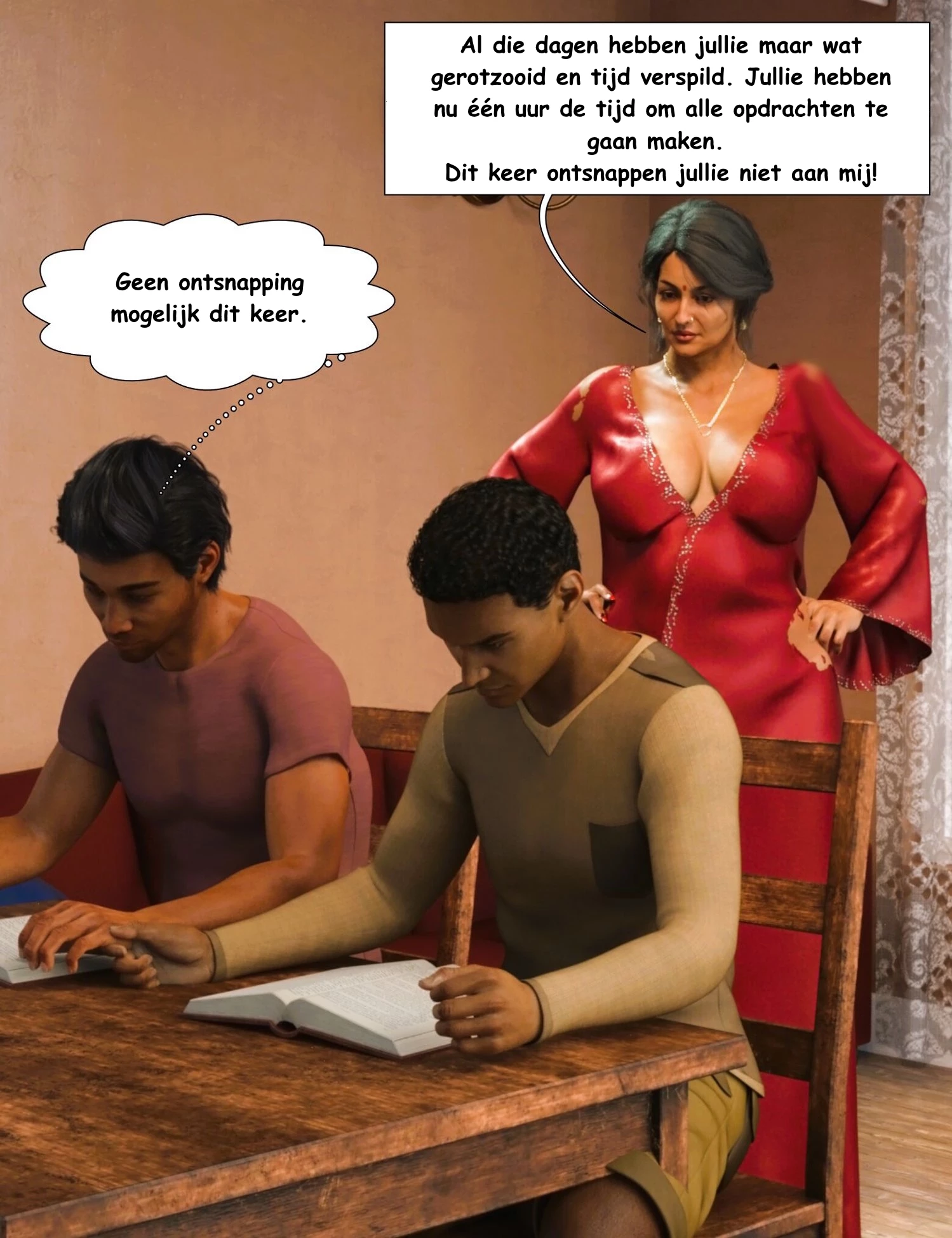 Mom & Me - Double Trouble [NL] porn comic picture 13