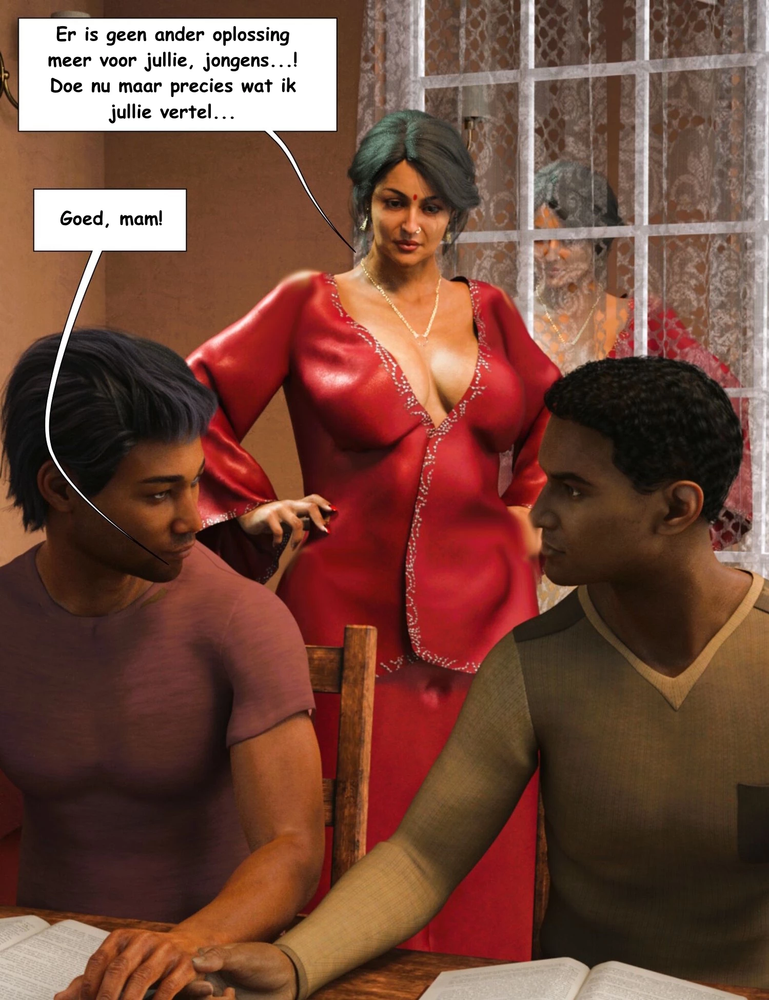 Mom & Me - Double Trouble [NL] porn comic picture 14