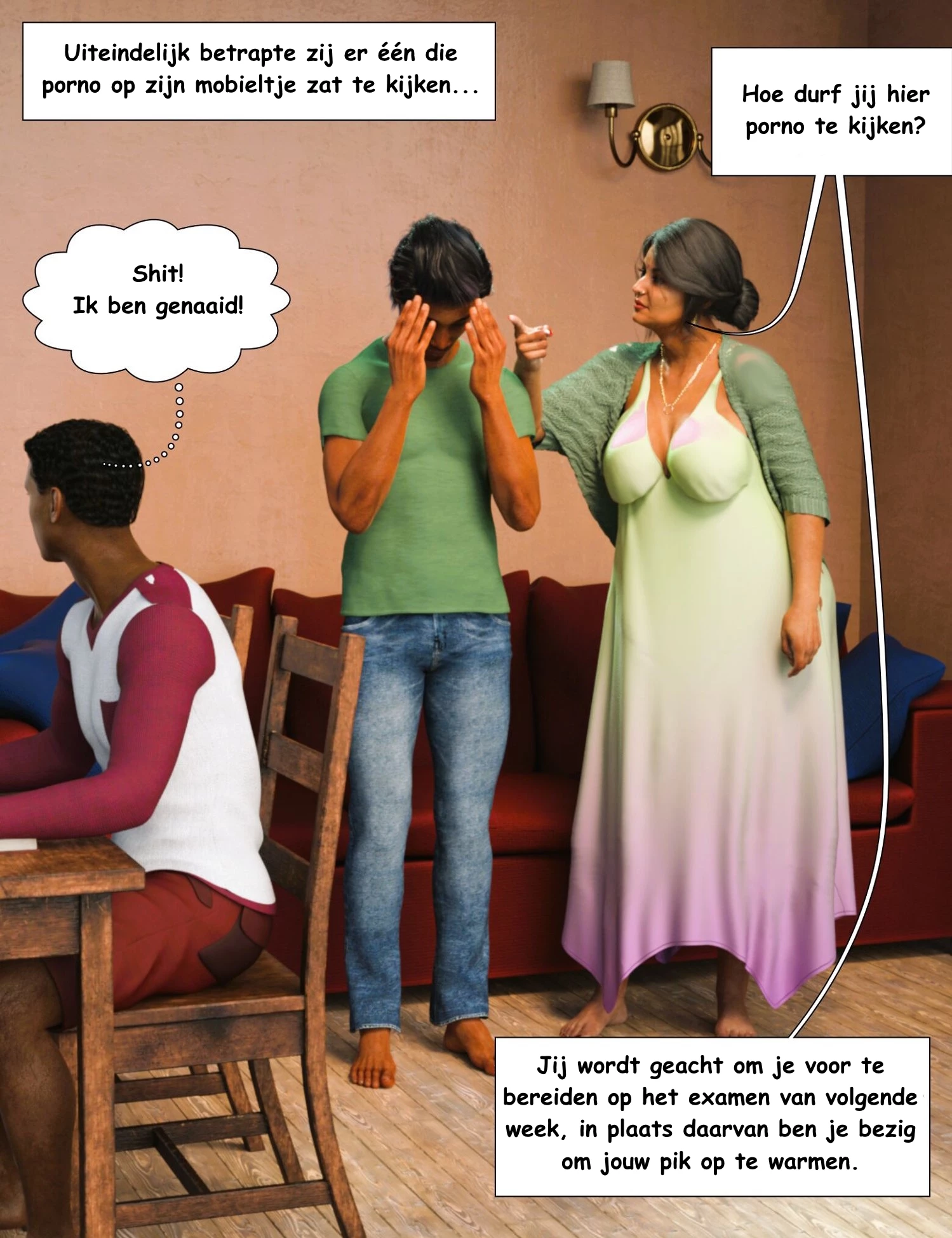 Mom & Me - Double Trouble [NL] porn comic picture 19
