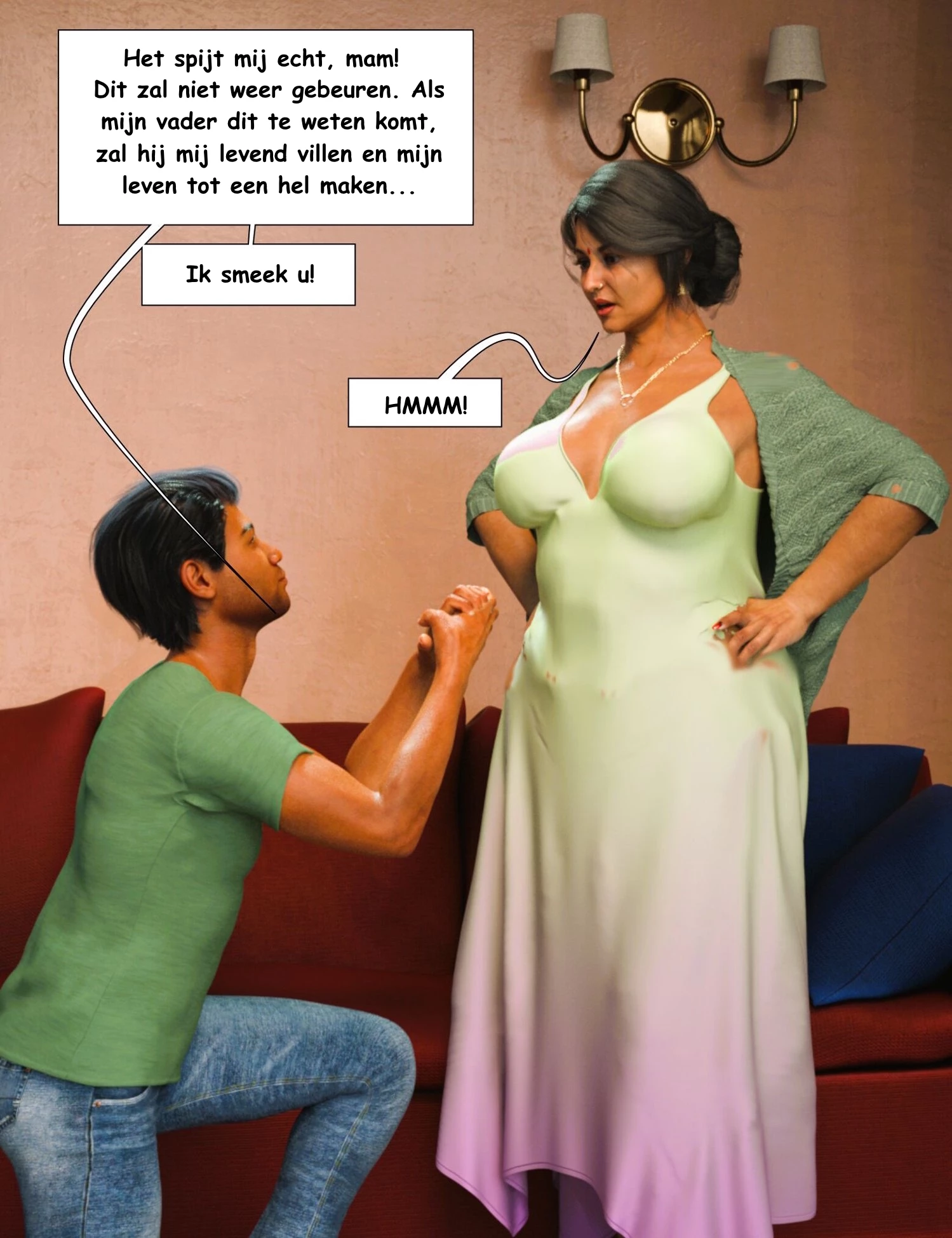 Mom & Me - Double Trouble [NL] porn comic picture 21