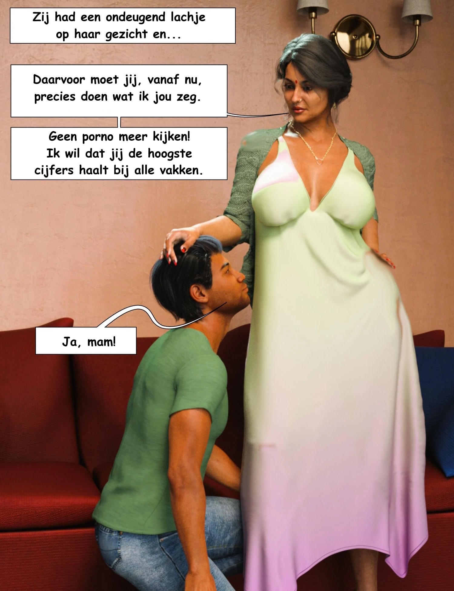 Mom & Me - Double Trouble [NL] porn comic picture 22