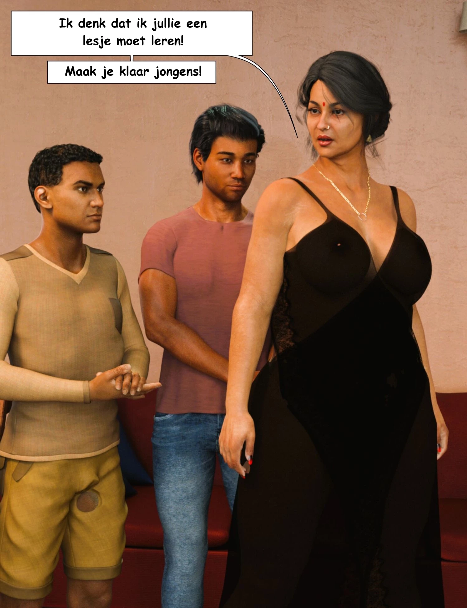 Mom & Me - Double Trouble [NL] porn comic picture 40