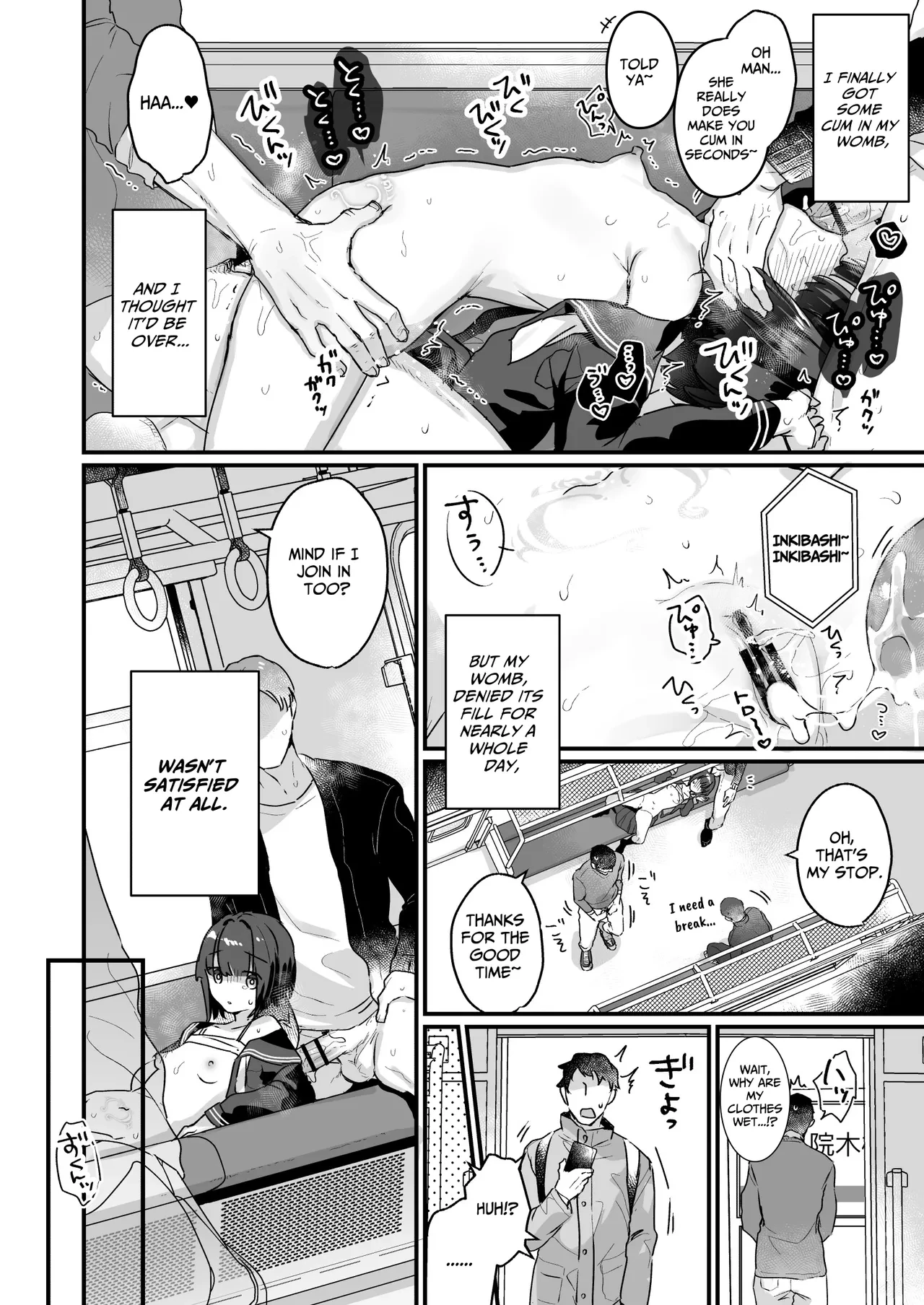 Ms. Yamada Became A Succubus Even Though She Didn't Want To ~Train Orgy~ | Naritakunai no ni Succubus ni Natte Shimatta Yamada-san Densha Rankou Hen porn comic picture 15