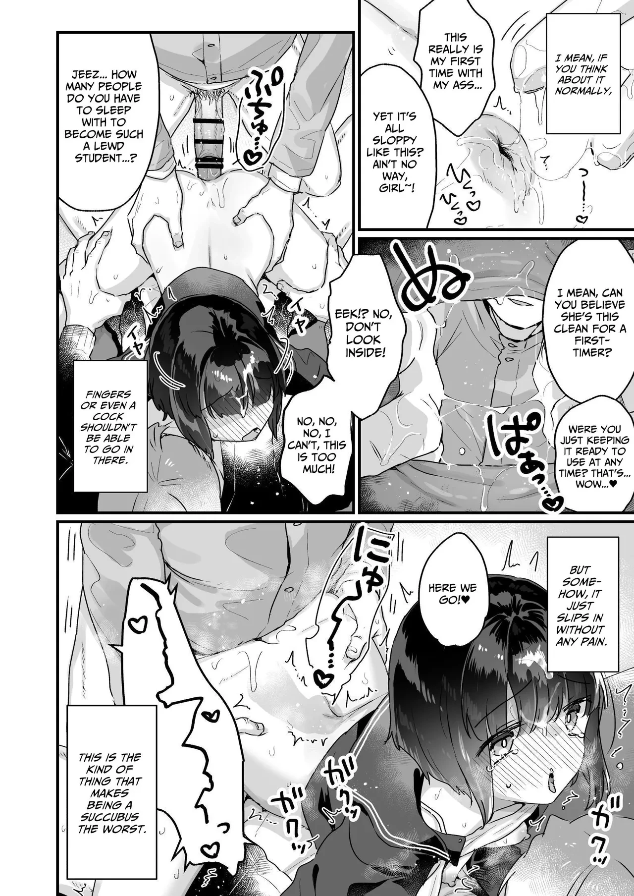 Ms. Yamada Became A Succubus Even Though She Didn't Want To ~Train Orgy~ | Naritakunai no ni Succubus ni Natte Shimatta Yamada-san Densha Rankou Hen porn comic picture 17