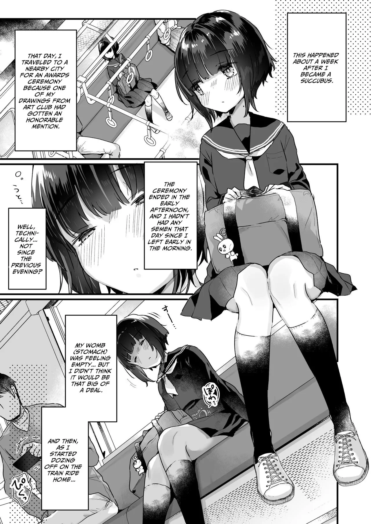 Ms. Yamada Became A Succubus Even Though She Didn't Want To ~Train Orgy~ | Naritakunai no ni Succubus ni Natte Shimatta Yamada-san Densha Rankou Hen porn comic picture 4