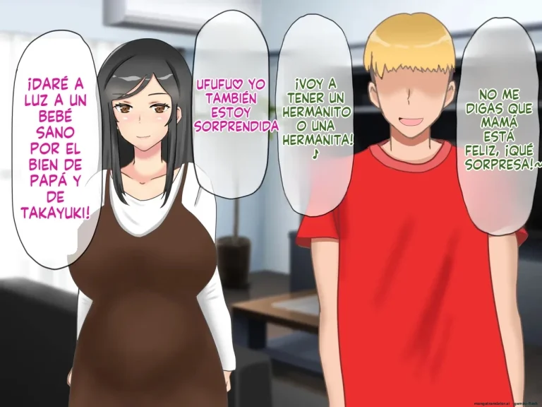 Musuko no Dokyuusei ni NTR & Haramaserareta Kyonyuu Bijin Haha [Spanish] porn comic picture 135