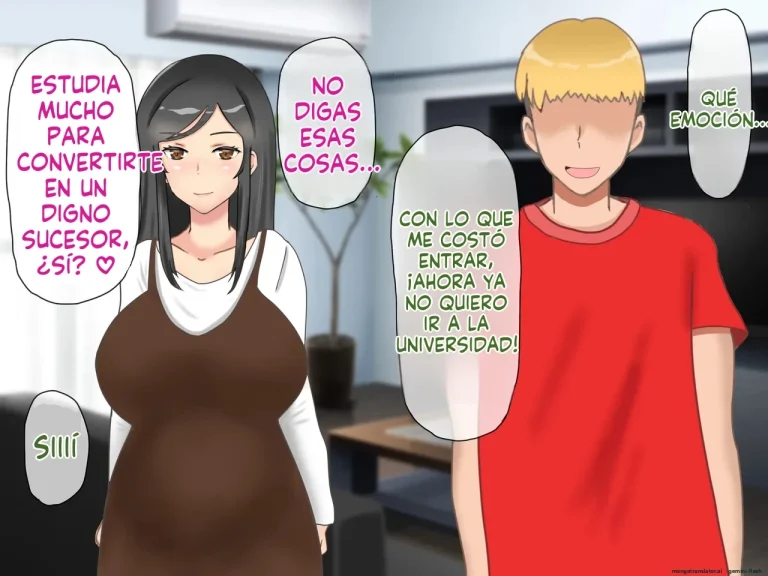 Musuko no Dokyuusei ni NTR & Haramaserareta Kyonyuu Bijin Haha [Spanish] porn comic picture 136