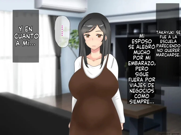 Musuko no Dokyuusei ni NTR & Haramaserareta Kyonyuu Bijin Haha [Spanish] porn comic picture 137