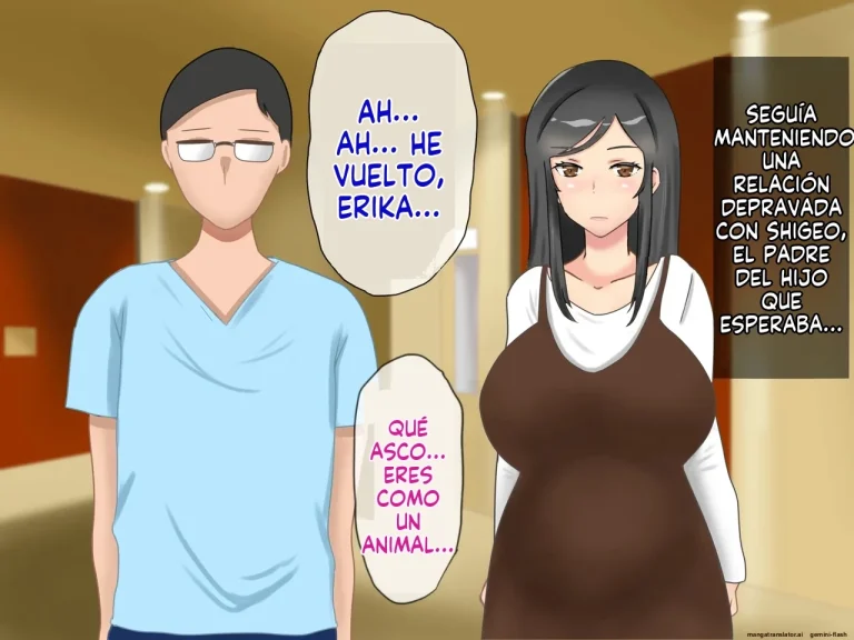 Musuko no Dokyuusei ni NTR & Haramaserareta Kyonyuu Bijin Haha [Spanish] porn comic picture 138