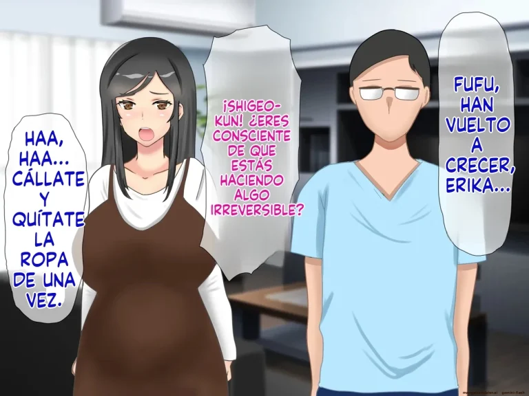 Musuko no Dokyuusei ni NTR & Haramaserareta Kyonyuu Bijin Haha [Spanish] porn comic picture 139